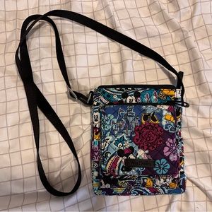 Vera Bradley Disney Parks Mickeys Paisley Celebration Mini Hipster Purse Bag